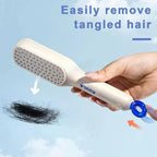 Revolutionize Your Hair Care: The 4-in-1 Self-Cleaning Hair Brush! - SS Smart Store