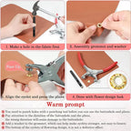 Metal Snap Button Press Machine with 50 Buttons