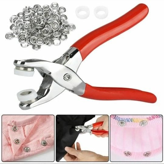 Metal Snap Button Press Machine with 50 Buttons