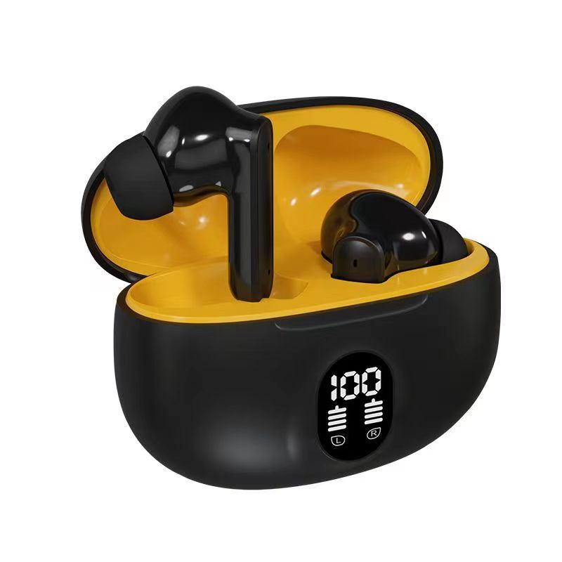 Stereo 895B Wireless Earphones – Bluetooth 5.4, Deep Bass, Waterproof, LCD Display, Long Battery