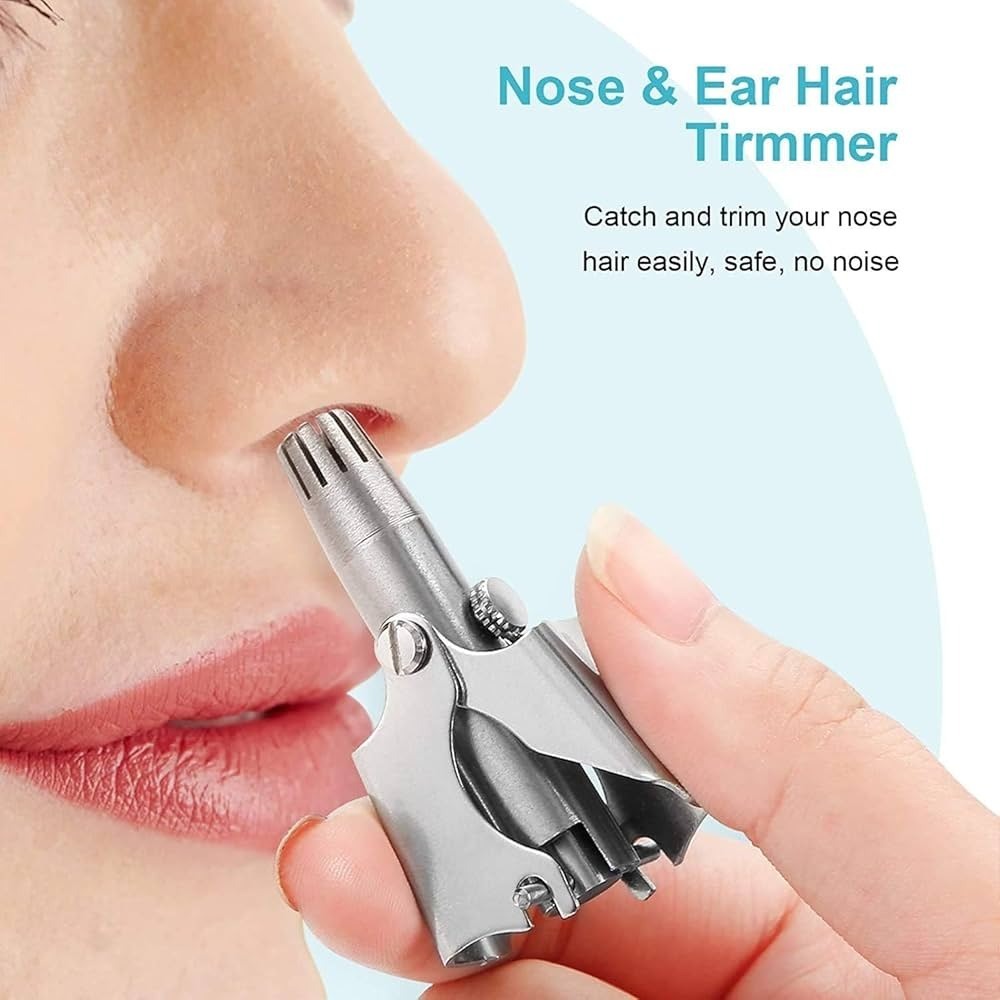 Nose Hair Trimmer – Stainless Steel, Easy Grooming - SS Smart Store
