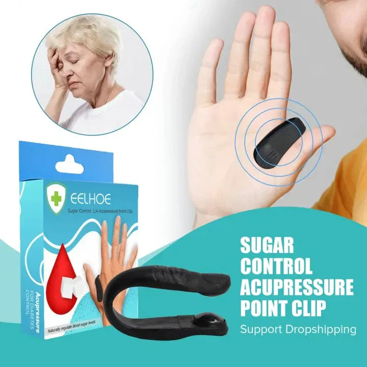 Acupressure Hand Clip for Sugar Control & Headache Relief