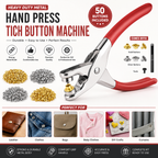 Metal Snap Button Press Machine with 50 Buttons