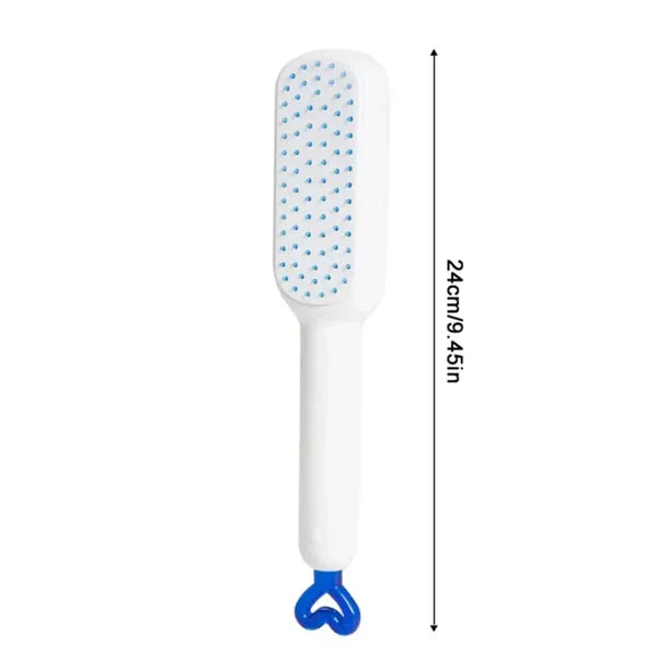 Revolutionize Your Hair Care: The 4-in-1 Self-Cleaning Hair Brush!