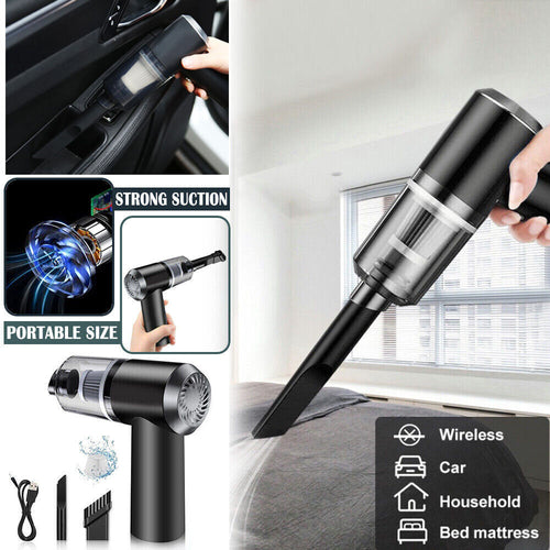 3-in-1 Mini USB Rechargeable Vacuum Cleaner – For Car, Home & Dusting (AS-228) - SS Smart Store