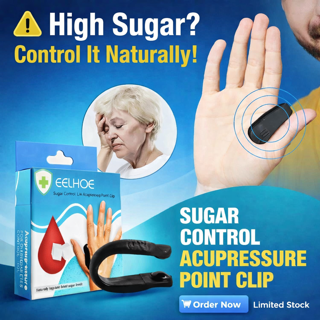 Acupressure Hand Clip for Sugar Control & Headache Relief - SS Smart Store