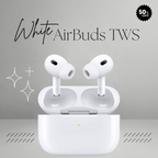 White TWS AirBuds | 50% OFF – Shop Now - SS Smart Store