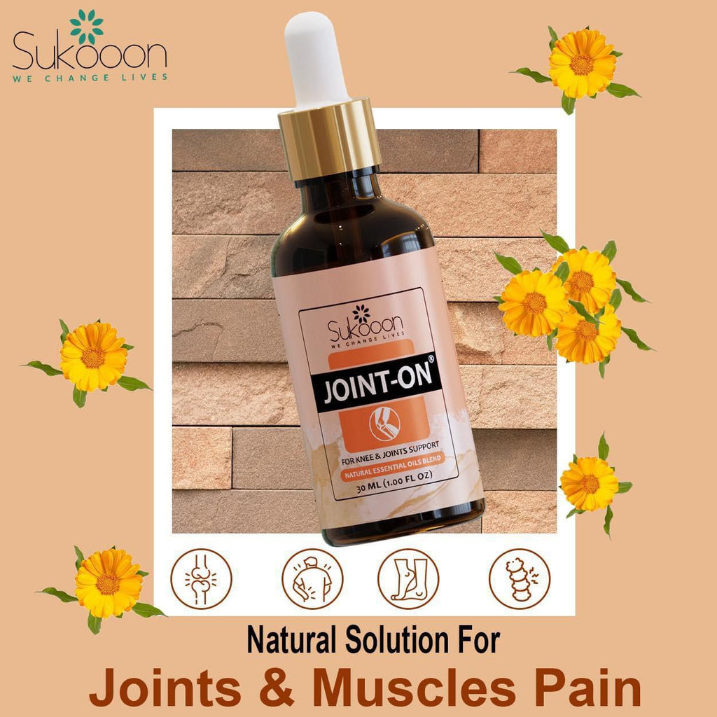 Sukoon Joint-On Oil – 30ml | Relief for Joint, Back, Knee & Arthritis Pain, Strains & Sprains
