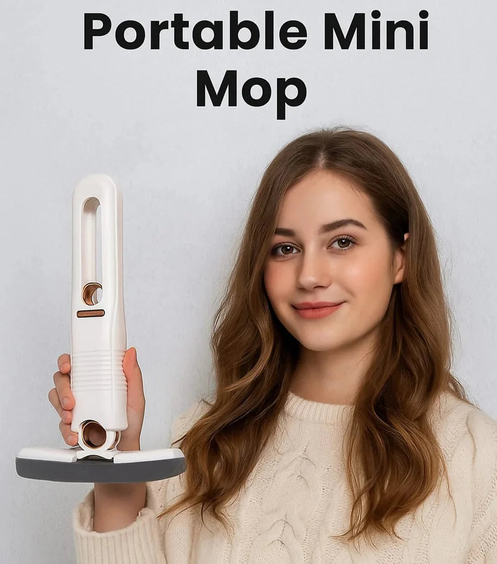 Portable Mini Squeeze Mop – Compact & Lightweight Cleaner