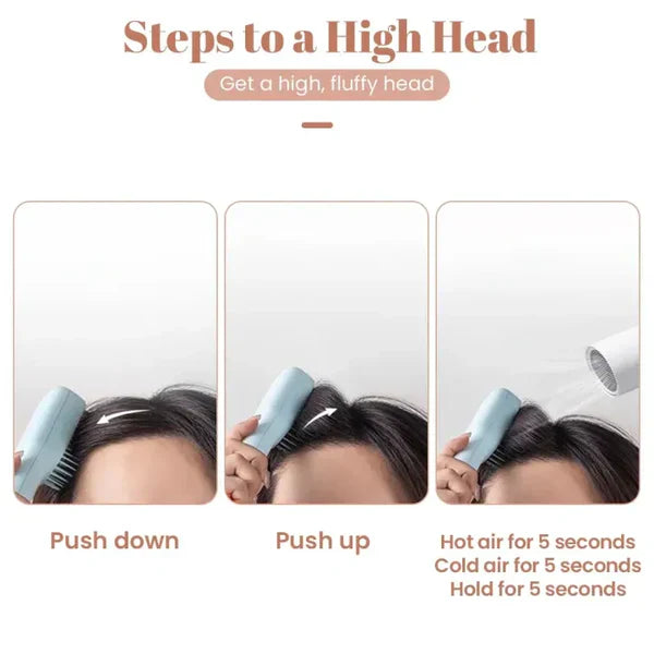 Revolutionize Your Hair Care: The 4-in-1 Self-Cleaning Hair Brush!