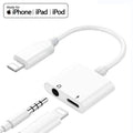 Apple Iphone Connector Lightning To 3.5mm Earphone Jack & Mobile Charging Jack - SS Smart Store