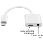 Apple Iphone Connector Lightning To 3.5mm Earphone Jack & Mobile Charging Jack - SS Smart Store