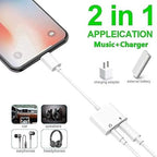 Apple Iphone Connector Lightning To 3.5mm Earphone Jack & Mobile Charging Jack - SS Smart Store