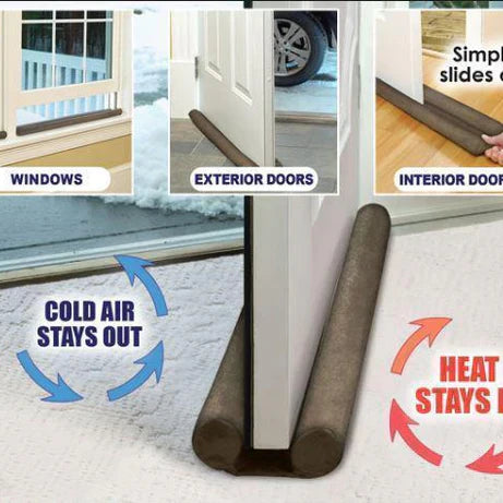 Pack of 5 – Door & Window Draft Stoppers (Hot & Cold Protection)