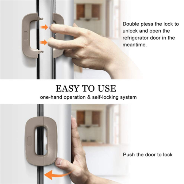 Child Safety Refrigerator Door Lock – Keep Kids Out, Worry-Free!