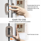 Child Safety Refrigerator Door Lock – Keep Kids Out, Worry-Free! - SS Smart Store
