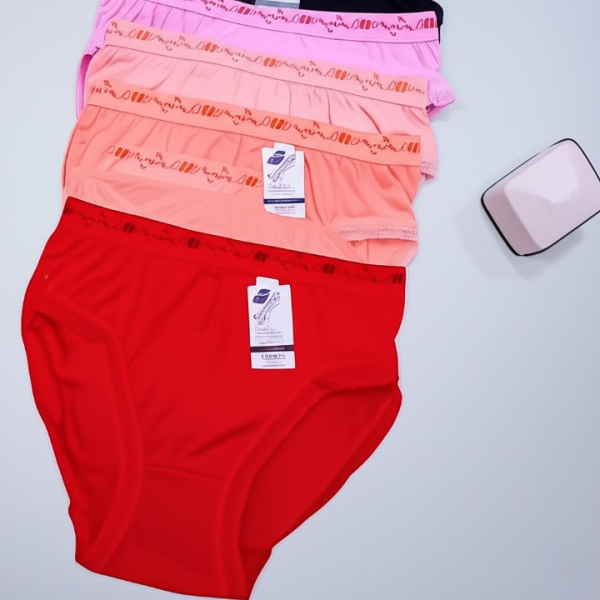 Pack of 5 Women’s Panties – Soft Lycra Fabric, Breathable & Stretchable Everyday Underwear – Sizes S, M & L