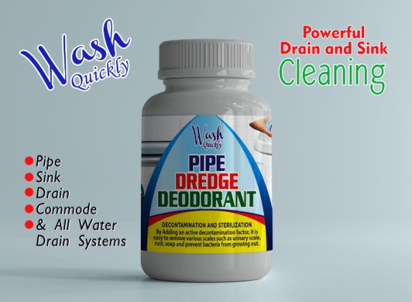 Quick Wash Sink & Drain Cleaner – Powerful Pipe Dredge & Deodorizer