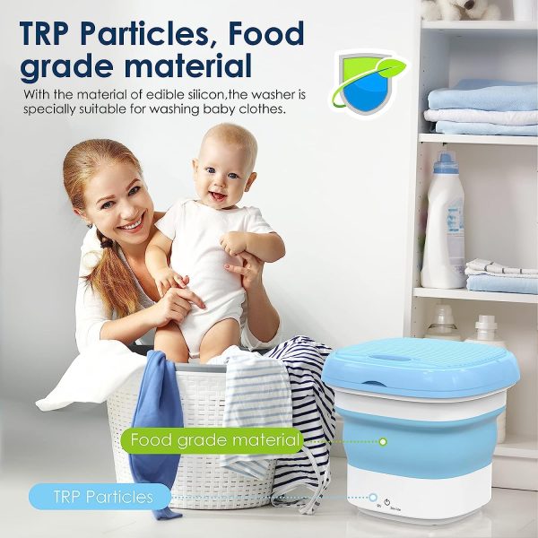 Powerful Mini Foldable Washing Machine with dryer and Foldable Washing Machine