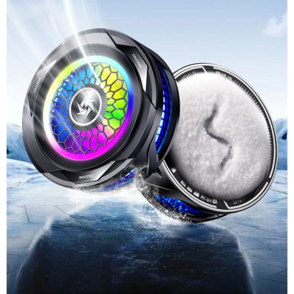 SL-25 15W High-Power Mobile Phone Cooler – Magnetic/Clip-On Radiator with Fast Ice Cooling & RGB LED Lights