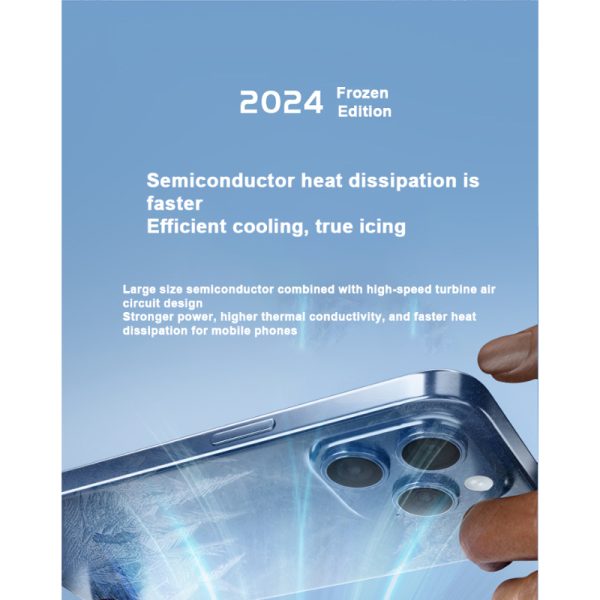 SL-25 15W High-Power Mobile Phone Cooler – Magnetic/Clip-On Radiator with Fast Ice Cooling & RGB LED Lights