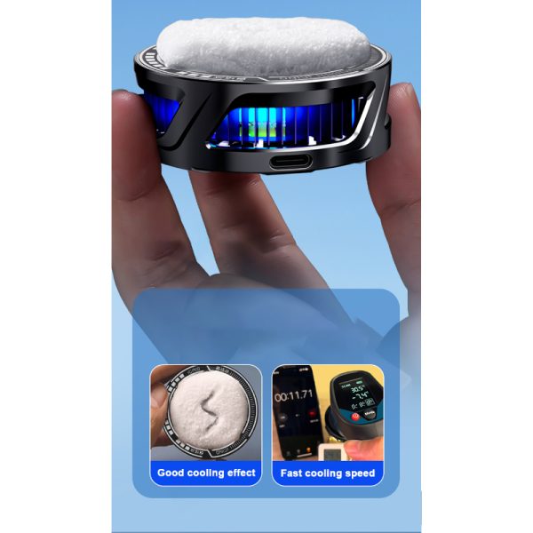SL-25 15W High-Power Mobile Phone Cooler – Magnetic/Clip-On Radiator with Fast Ice Cooling & RGB LED Lights