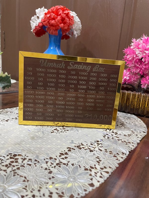 Premium Umrah Saving Box – Save Up to Rs. 210,000